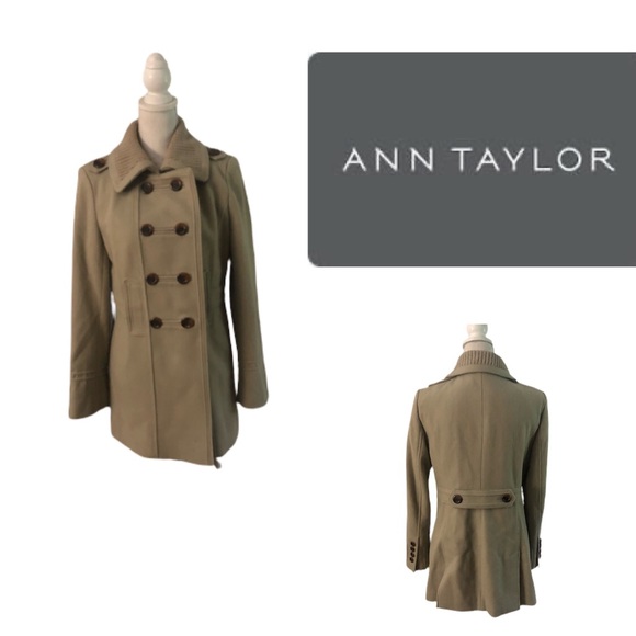Ann Taylor Jackets & Blazers - Ann Taylor khaki color button coat